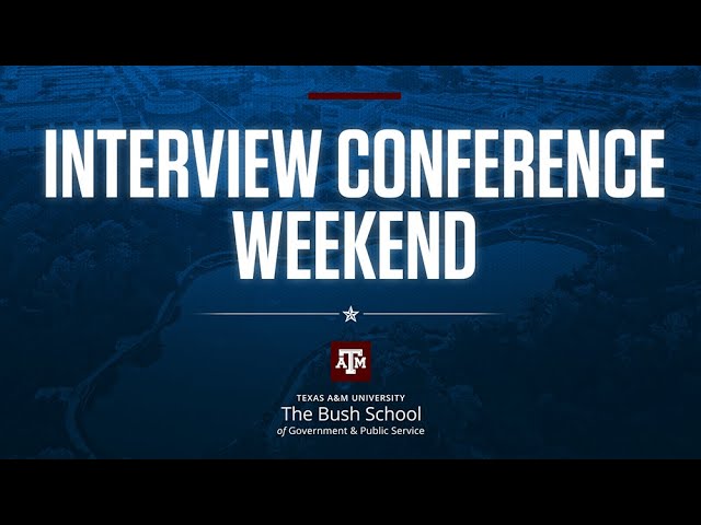 Interview Conference Weekend