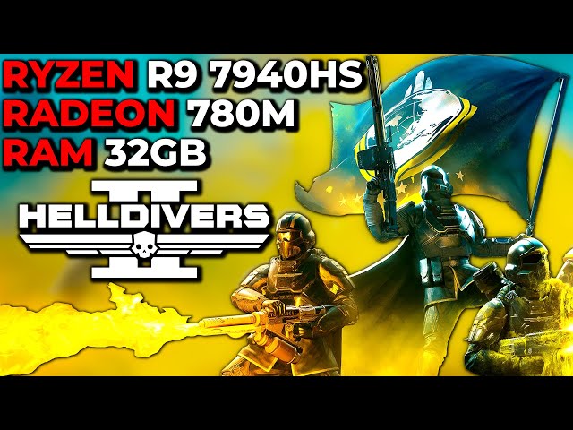Helldivers 2 | Ryzen 9 7940HS Radeon 780M Graphics AMD | GMKtec Nucbox K4 R9 7940HS 32GB Mini PC