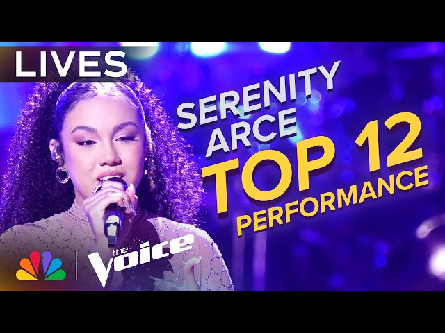 Serenity Arce Performs "traitor" by Olivia Rodrigo | The Voice Lives | NBC