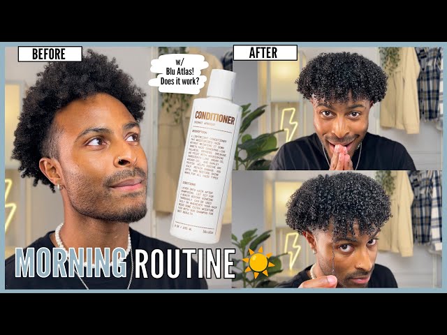 Get PERFECT Curly Hair with Blu Atlas! Step-by-Step Morning Routine 🔥
