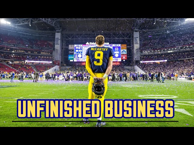 Unfinished Business | the three years that changed michigan football (mini movie)