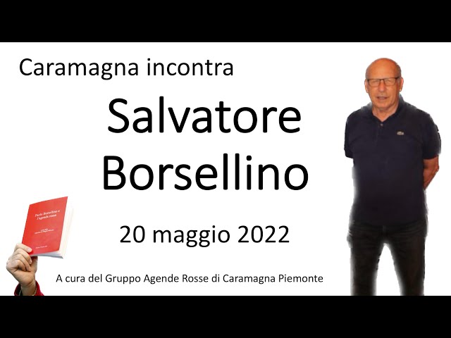 Salvatore Borsellino a Caramagna