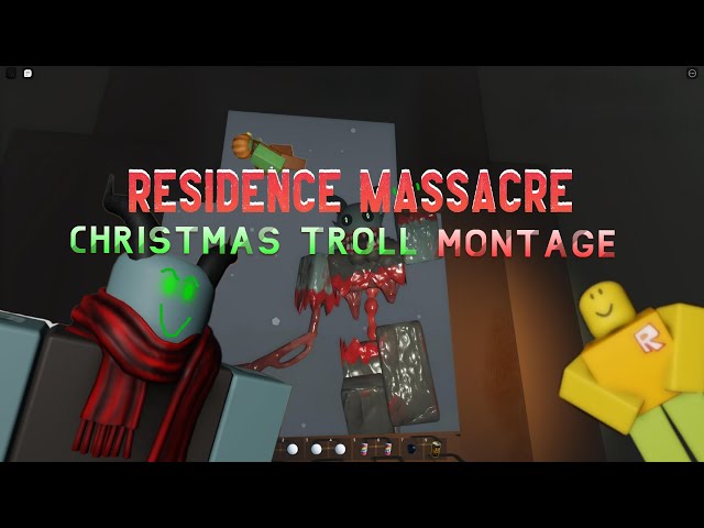 Residence Massacre - Evil Krampus trolls 90+ Players MONTAGE [ CHRISTMAS ]