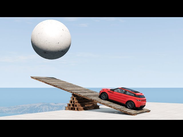 Cars vs Catapult – BeamNG.Drive