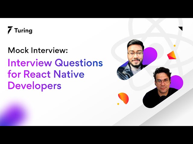 React Native Mock Interview | Part 2 | React Native Technical Interview Questions