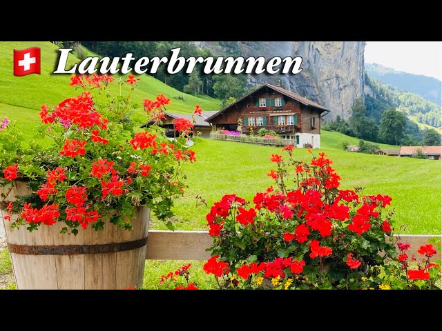 Lauterbrunnen , Fairytale Village in Switzerland 4K | Swiss Valley #Swiss_View