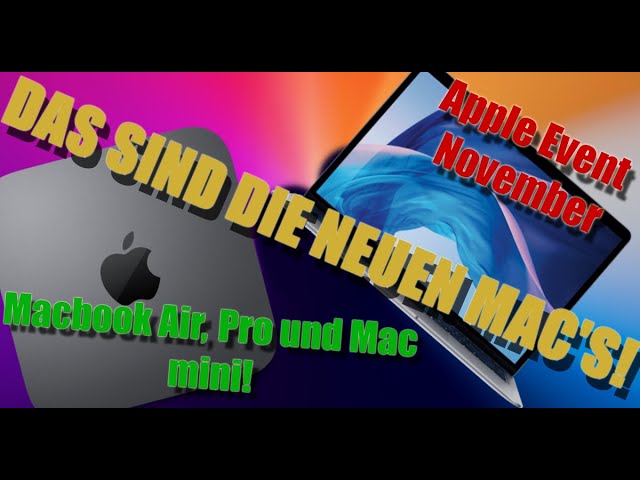 Das sind die neuen Macs! Apple M1 MacBook Air, Pro und Mac mini Event