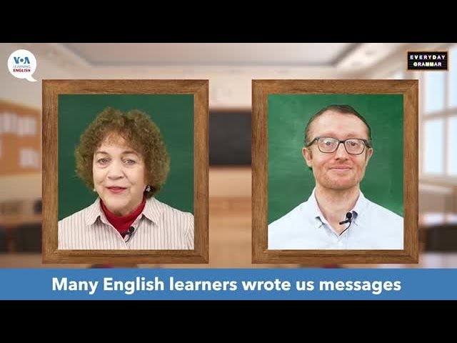Everyday Grammar TV: Reviewing Your Poetry