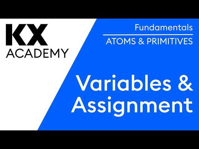 Fundamentals | Variables & Assignment in kdb | Hands on