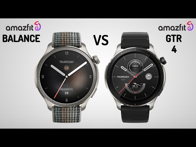 Amazfit Balance VS Amazfit GTR 4 Full Comparison