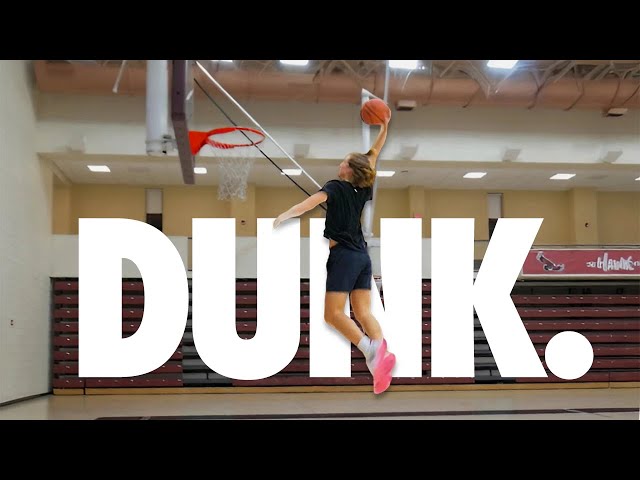 I learned how to DUNK a Basketball in 12 Weeks!