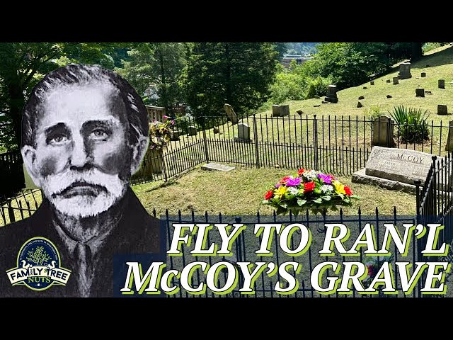 Fly to Randall McCoy’s Grave! #history #randallmccoy #hatfieldsandmccoys #feud #familytreenuts