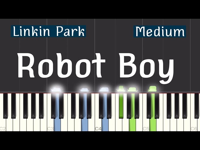 Linkin Park - Robot Boy Piano Tutorial | Medium