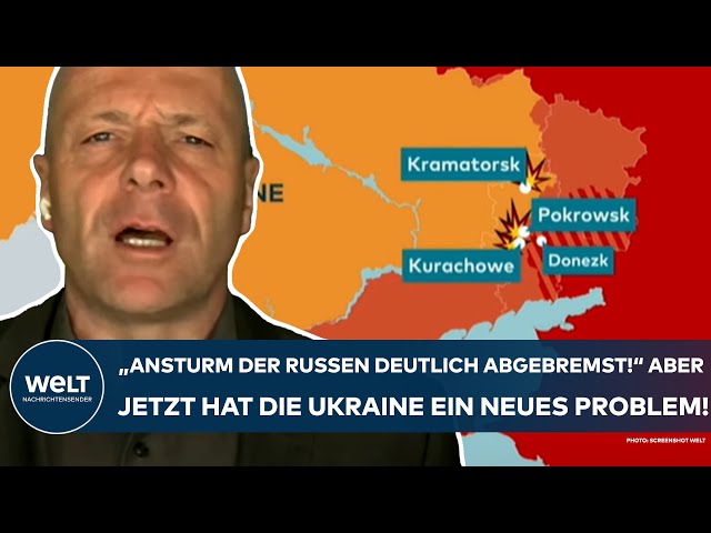 PUTINS KRIEG: "Ansturm der Russen deutlich abgebremst!" Aber jetzt hat die Ukraine ein neues Problem