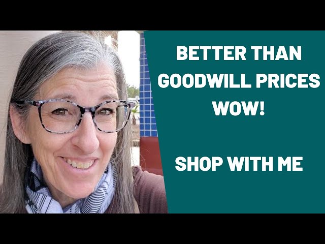Better Than Goodwill Prices Wow!  Shop With Me