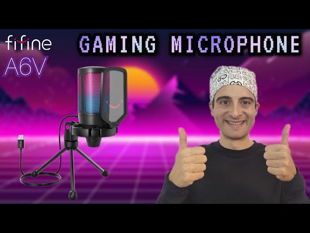 Which microphone to buy for streaming - FIFINE A6V Gaming Microphone
