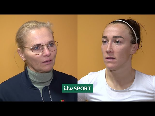 "We know we have work to do" - Lucy Bronze and Sarina Wiegman after defeat to Belgium | ITV Sport