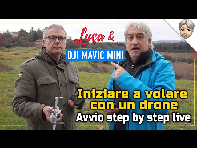 MAVIC MINI & LUCA: Iniziare a volare. TUTORIAL step by step LIVE