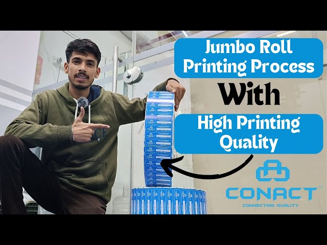 Jumbo Roll Printing with High Printing Quality in Flexo Machine .