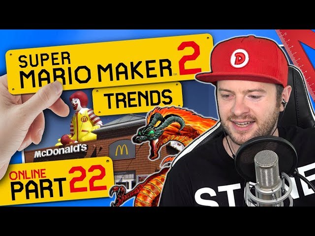 SUPER MARIO MAKER 2 ONLINE 👷 #22: Zelda Ocarina of Time Feuertempel & Mario bei Mc Donald's