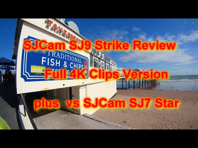 SJCam SJ9 Strike Test Clips in FULL 4K , EIS Test + vs SJCam SJ7 Star