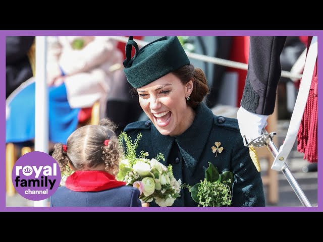 Kate's Sweet Exchange with Little Girl on St Patrick's Day