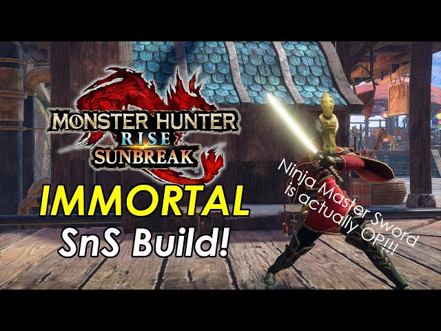 MHRise Sunbreak - IMMORTAL Sword & Shield Build! Never Fail a Quest Ever Again!