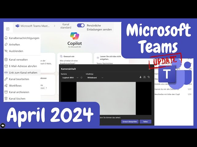 Microsoft Teams Update April 2024 Ausgabe | Welche Neuerungen sind im März 2024 dazugekommen?