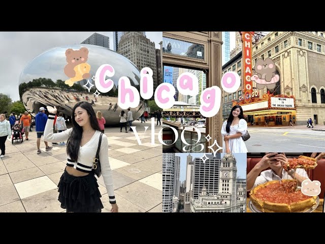 Chicago vlog 🐻 | food, attractions, shopping in chinatown 🌸