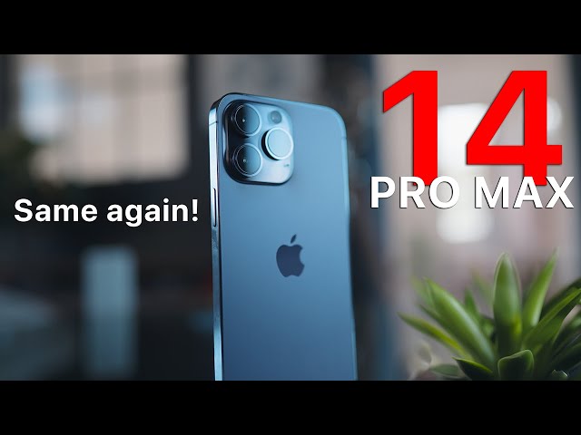 iPhone 14 Pro Max - Or should it be called iPhone 13S Pro Max?