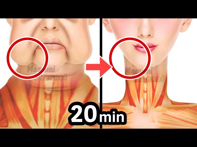 20mins🔥Anti-Aging Face Lift Exercise for Jowls, Laugh Lines, Slim Jawline!