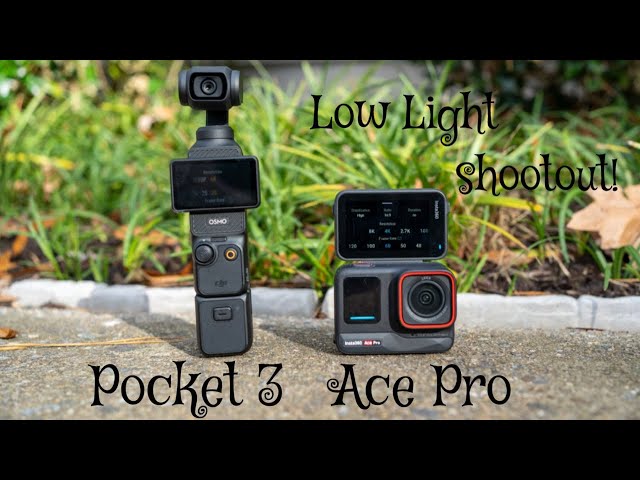 Insta360 Ace Pro vs. DJI Pocket 3 - Who's the low light king?