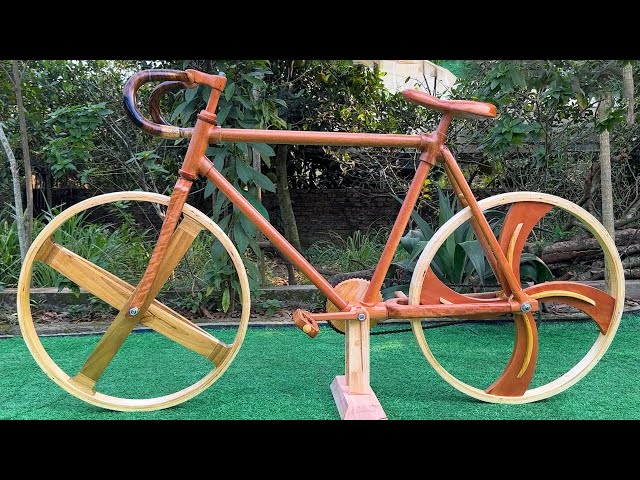 Making a Classic 1970 Wooden Bicycle //Detailed Process of Skillful and Meticulous Craftsmen