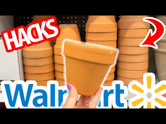 Why EVERYONE is grabbing PLANTERS from Walmart! 25 *BEST* Outdoor patio DIYs + MORE!