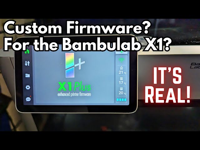 BambuLab X1 Custom Firmware is ALMOST Here!
