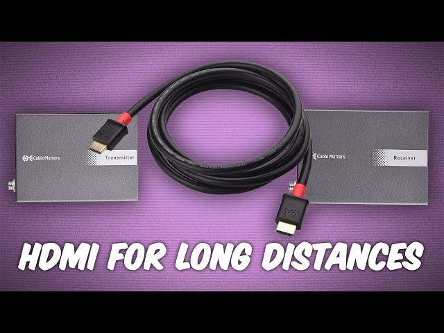 How to Run 4k HDMI Over Long Distances - Ask The Tech Guy 20