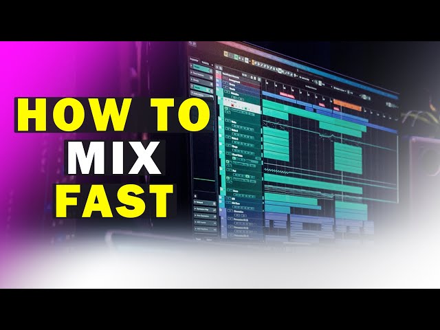How To Mix Fast