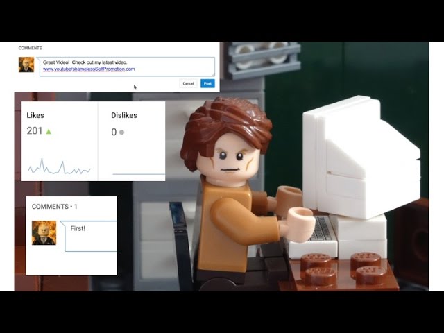 A LEGO Minifigure Explains YouTube Comments