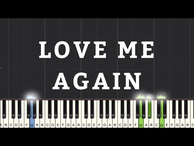 John Newman - Love Me Again Piano Tutorial | Medium
