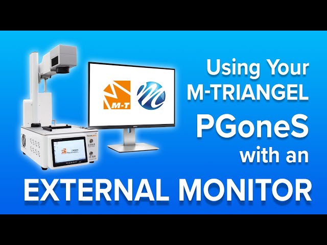 Using the PGoneS with an External Monitor