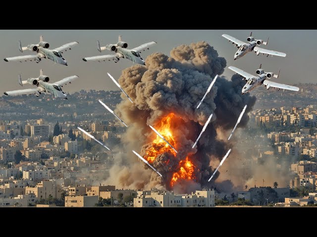 Dozens of US A-10 Thunderbolt fighter pilots fly towards conflict areas