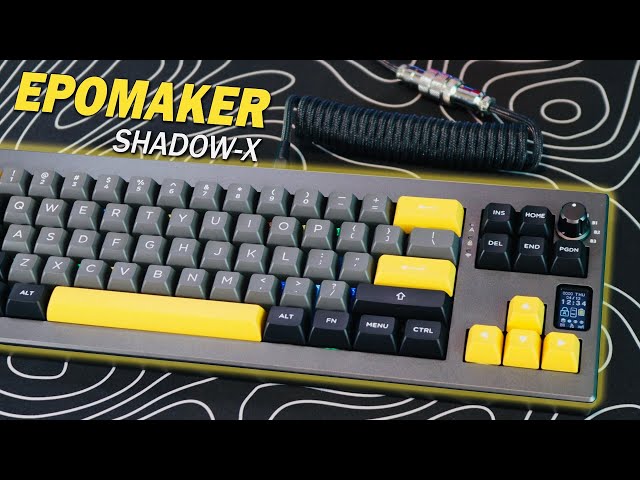 Epomaker Shadow X ⌨ Impresionante Teclado Mecánico con Pantalla