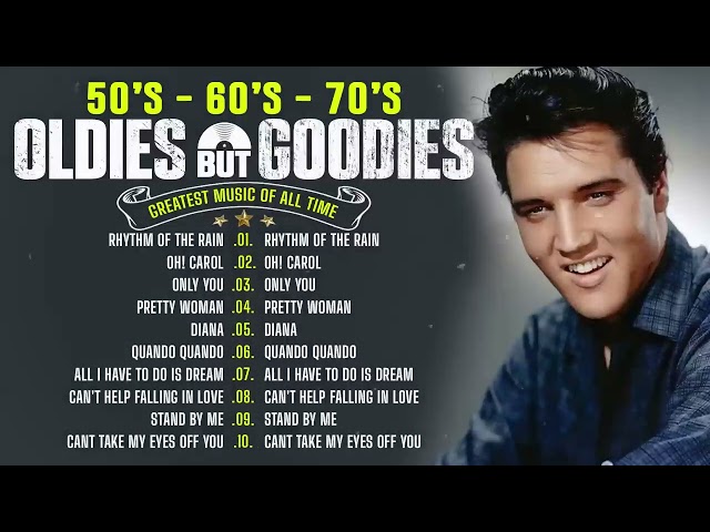 Elvis Presley, Tom Jones, Frank Sinatra, Paul Anka, Andy Williams 🎗Oldies But Goodies 50s 60s 70s