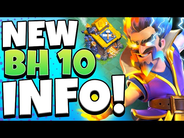 NEW Electrofire Wizard and Builder Hall 10 (Clash of Clans)