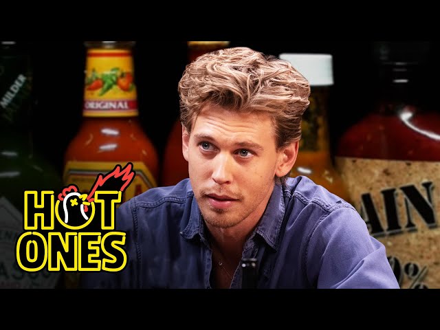 Austin Butler Searches for Comfort While Eating Spicy Wings | Hot Ones