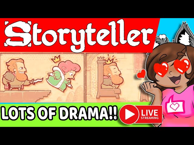 Livestream 🔴:  DRAMA & PUZZLES! Storyteller cozy game 2023 gameplay livestream