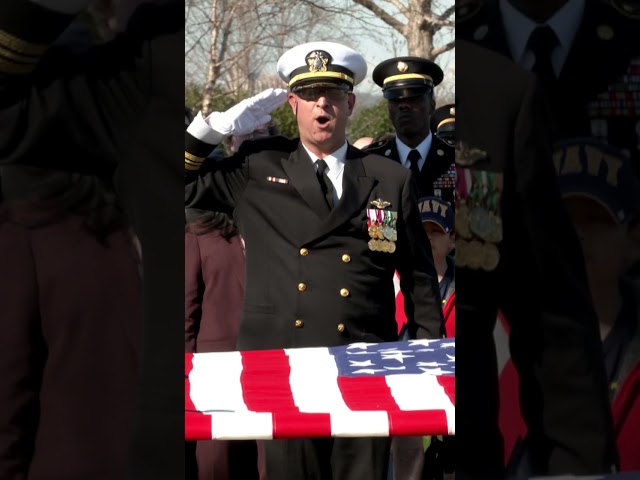 Military Funeral Honors for U.S. Navy Gunner’s Mate 3rd Class Herman Schmidt