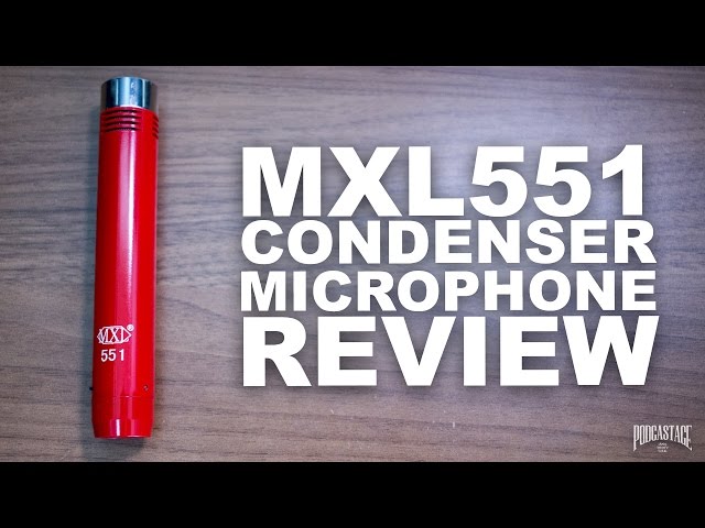 MXL-551 XLR Condenser Microphone Review / Test