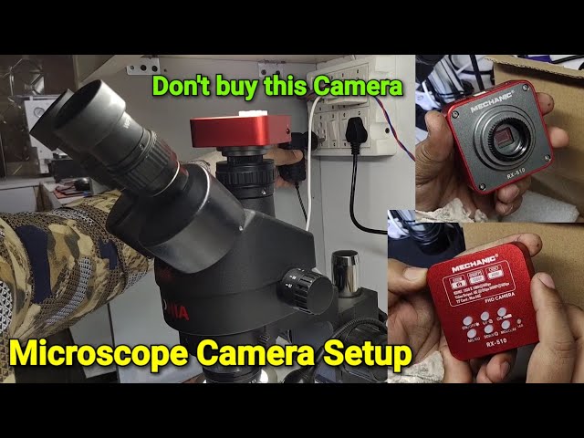 Mechanic RX-510 51Mp Microscope Camera Unboxing+Setup+Review in Hindi