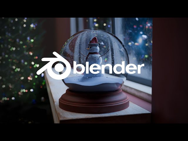 Christmas Scene rendered in Blender | BlenderStuffs